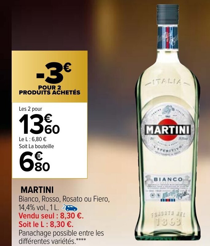 Promo Martini chez Carrefour Market