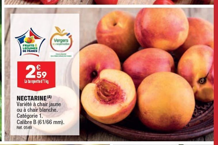 Promo Nectarines chez ALDI