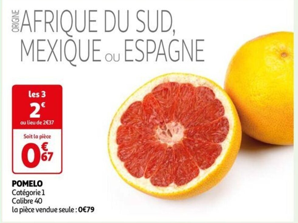 Promo POMELO chez Auchan