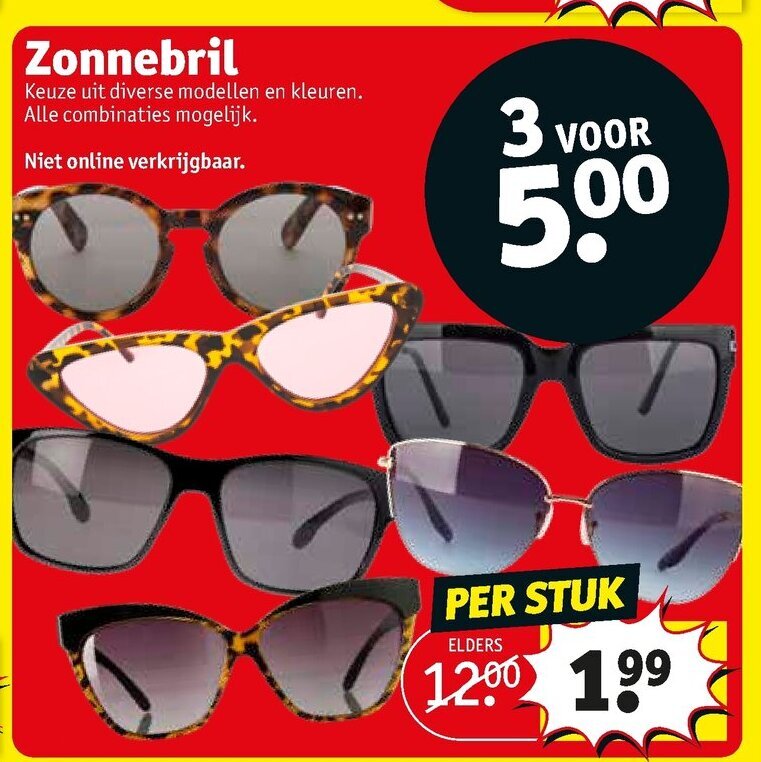 Zonnebril Aanbieding Bij Kruidvat