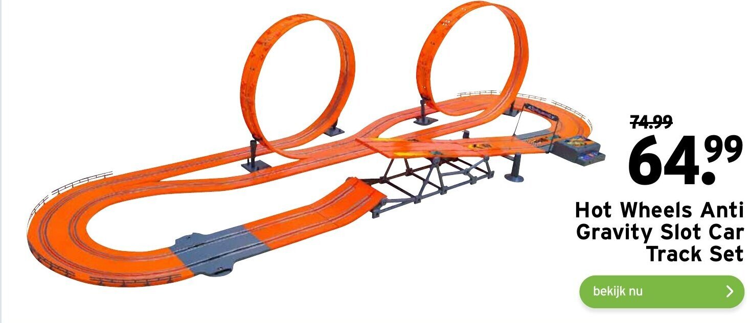 Hot Wheels Anti Gravity Slot Car Track Set aanbieding bij GAMMA