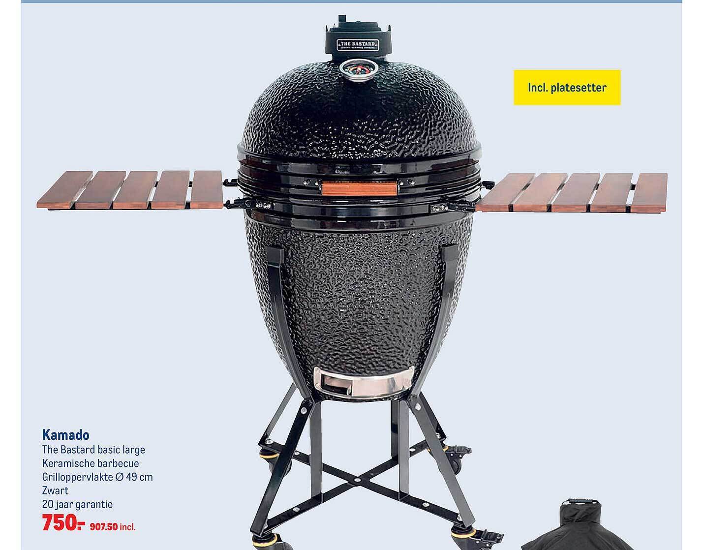 Kamado The Bastard Basic Large Aanbieding Bij Makro