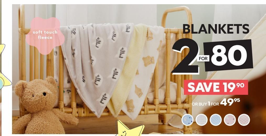 Blankets offer at Ackermans