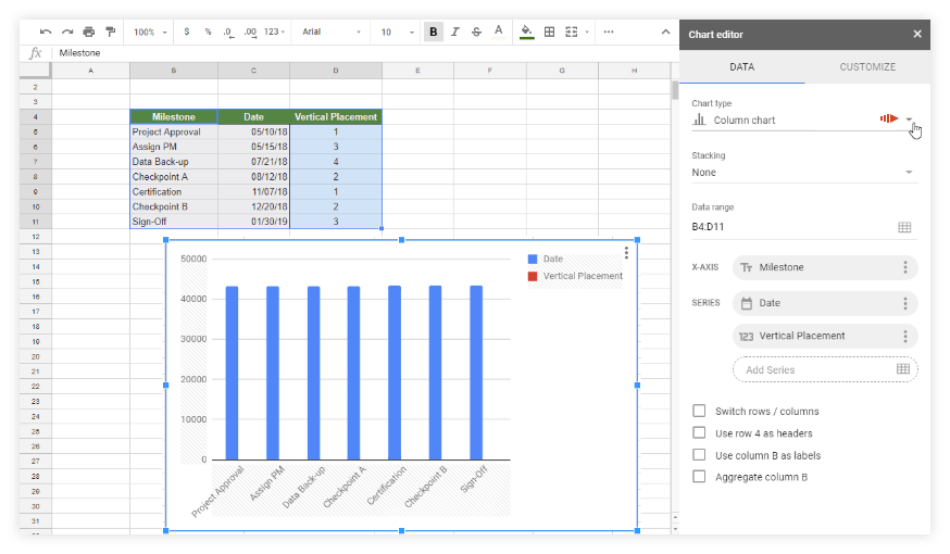 How to Make a Timeline in Google Sheets + Free Template