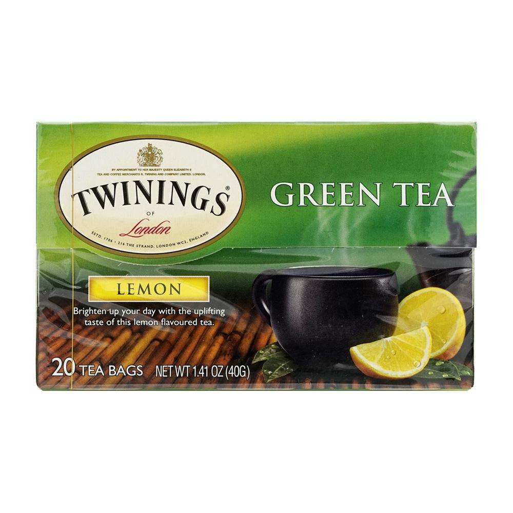 상품 상세보기 [Twinings] 트와이닝 ,그린 티 레몬, 20 티백 ,Green Tea Lemon, 20 Tea Bags