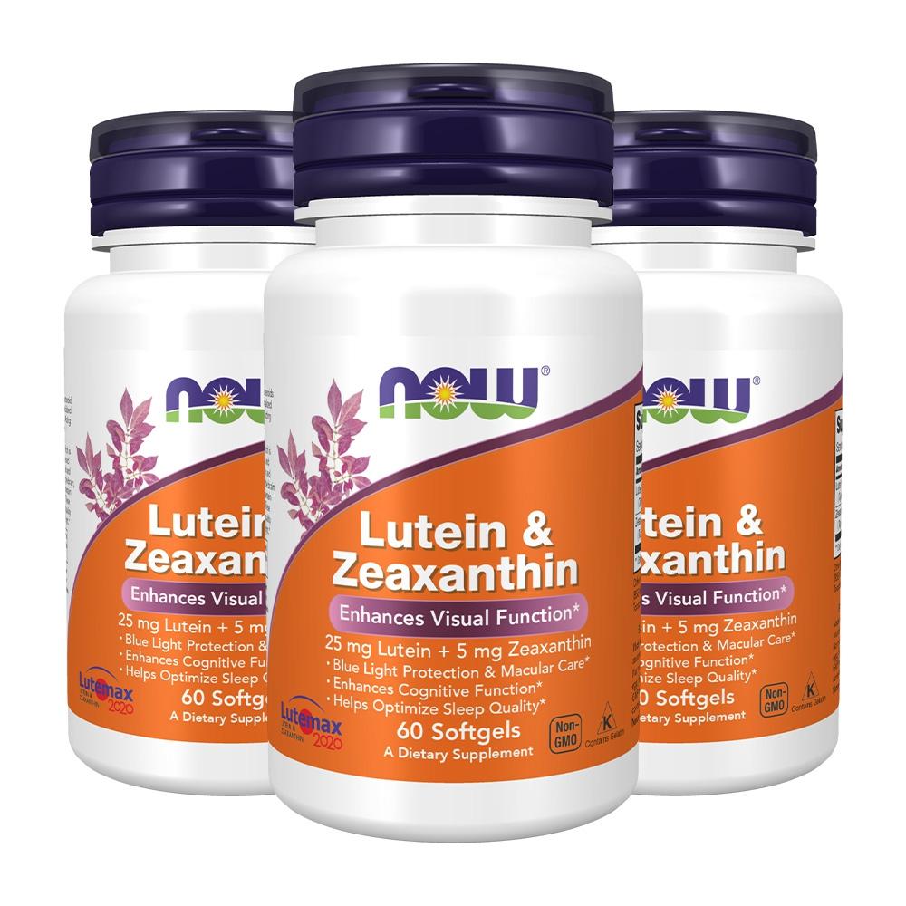 상품 상세보기 [Now Foods] 나우 푸드 ,루테인 지아잔틴 60 소프트젤 3개 세트 ,Lutein