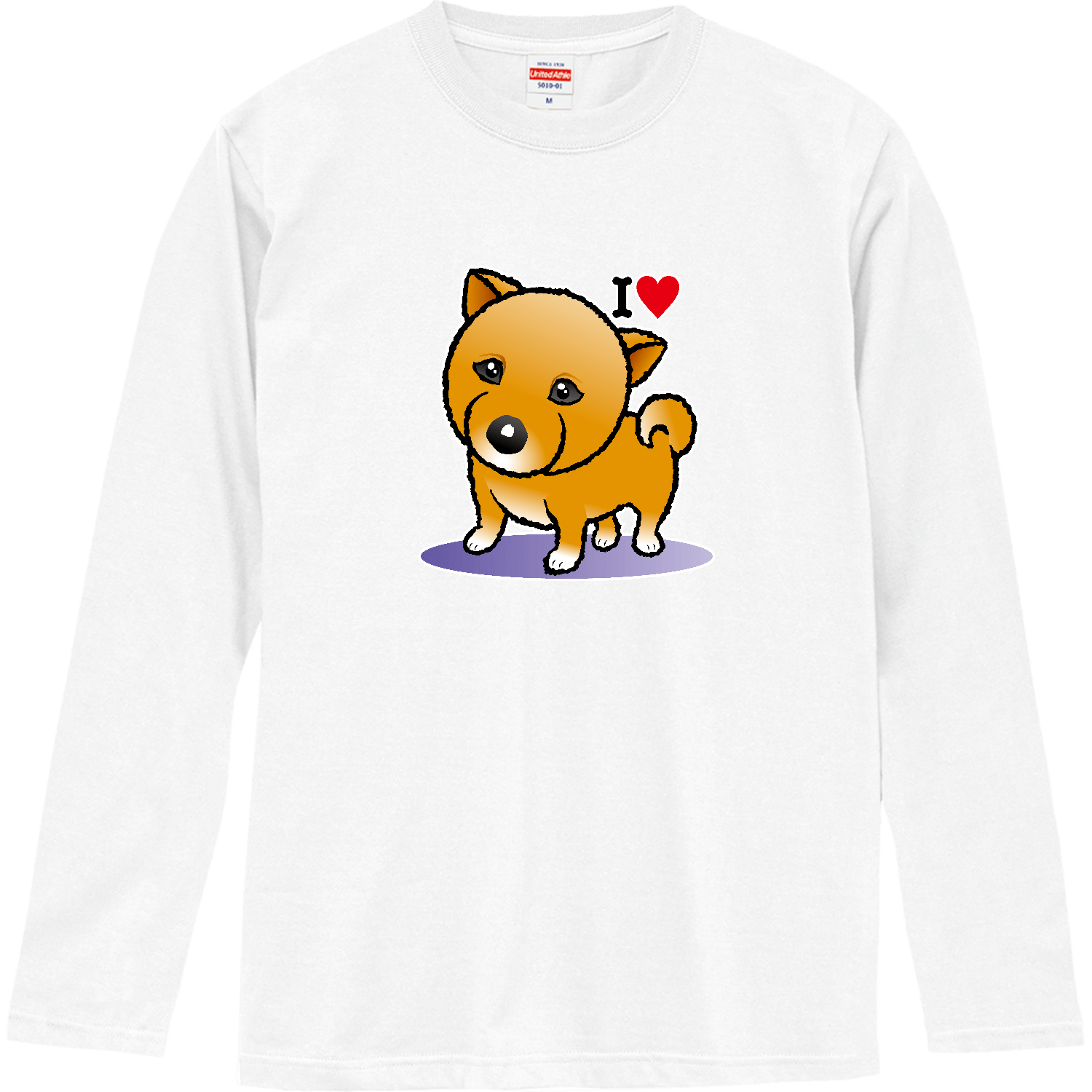アイラブドッグロングスリーブTシャツの商品購入ページ｜クリエイターのオリジナルグッズ販売のオリラボマーケット