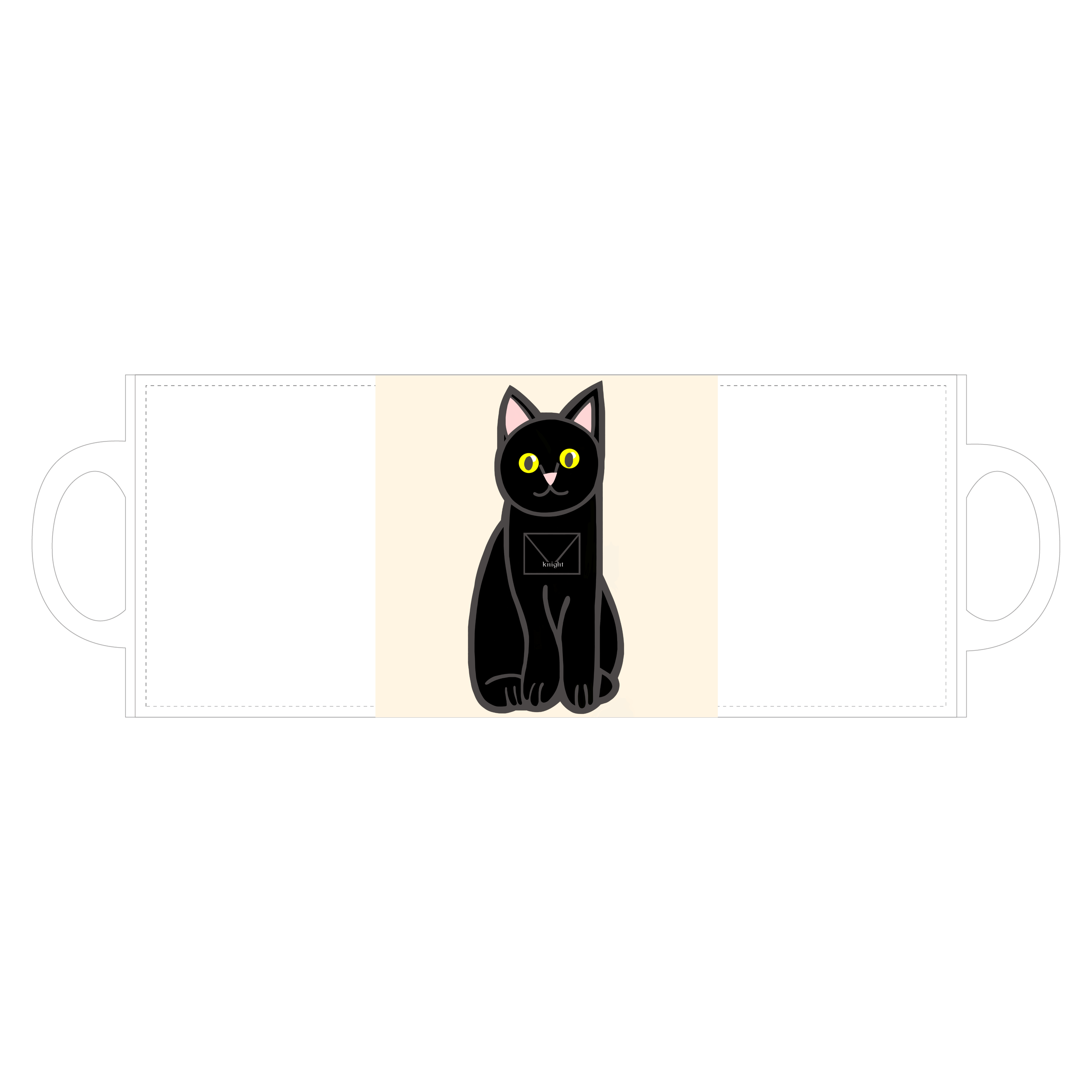 Knight全面印刷マグカップの商品購入ページ｜クリエイターのオリジナルグッズ販売のオリラボマーケット