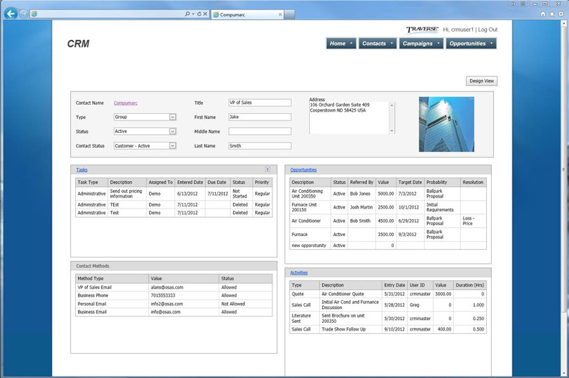 Online CRM Web Dashboard Web & Mobile Solutions Open Systems
