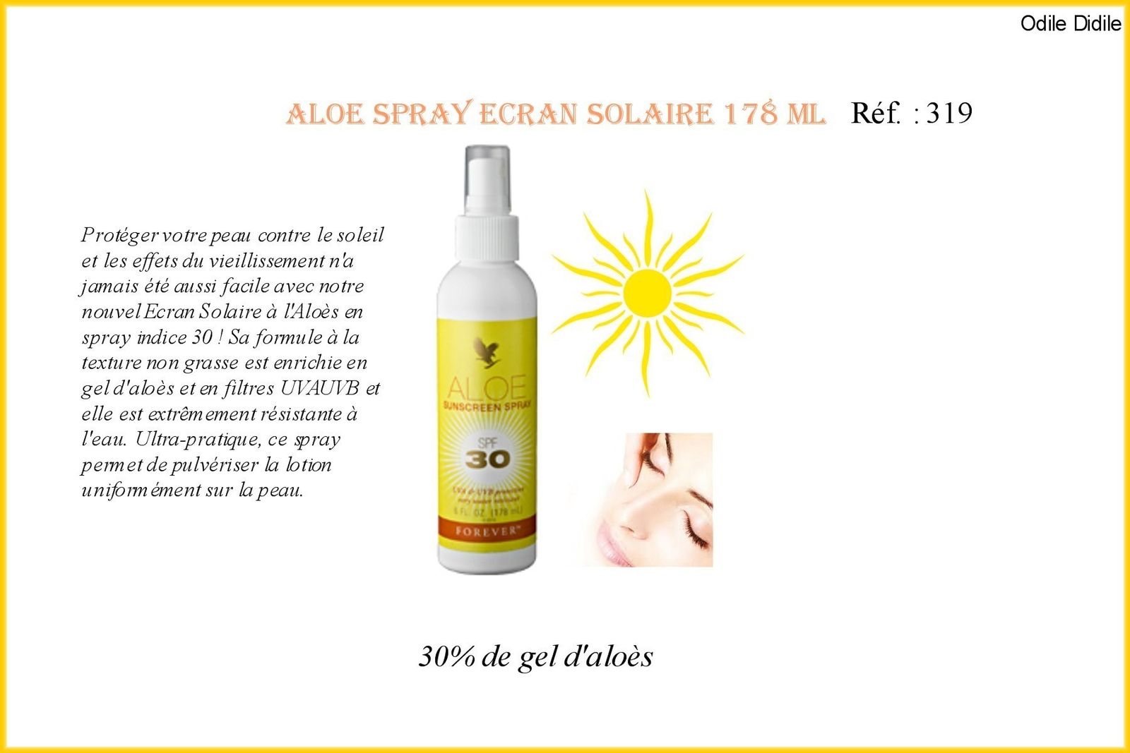 Les solaires.... Protéger votre peau ! Eté comme Hiver. aloe vera