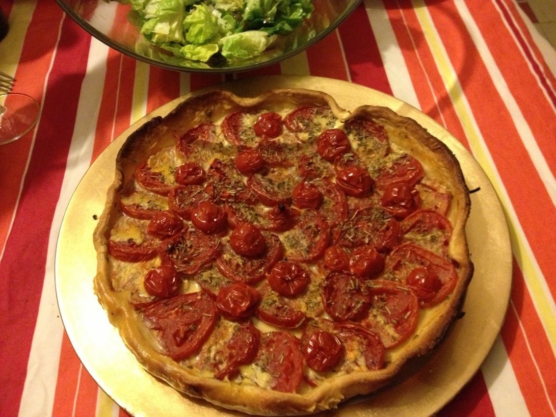 Tarte à la tomate et moutarde basilic Bienêtre Gourmand