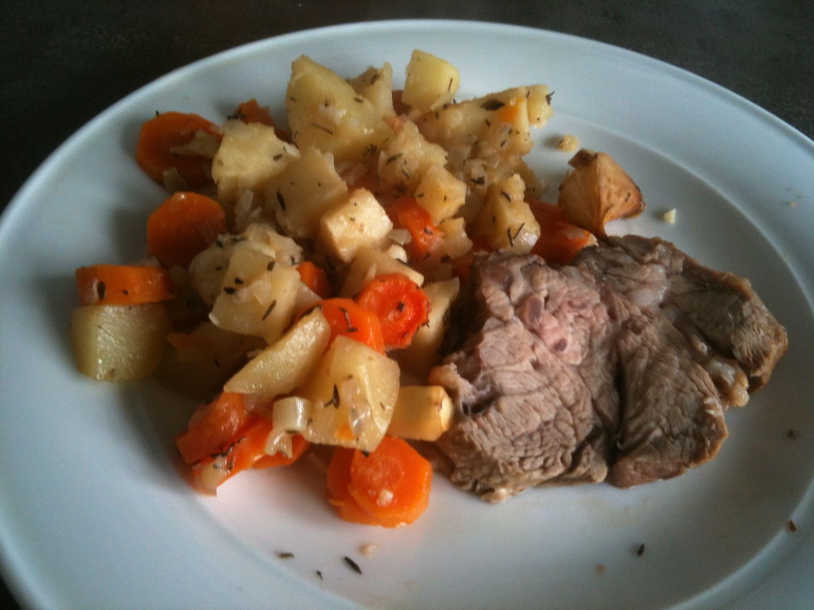 Rôti de veau aux légumes d&rsquo;Automne (Tupperware or not Tupp ?) - EN PASSANT  &hellip;