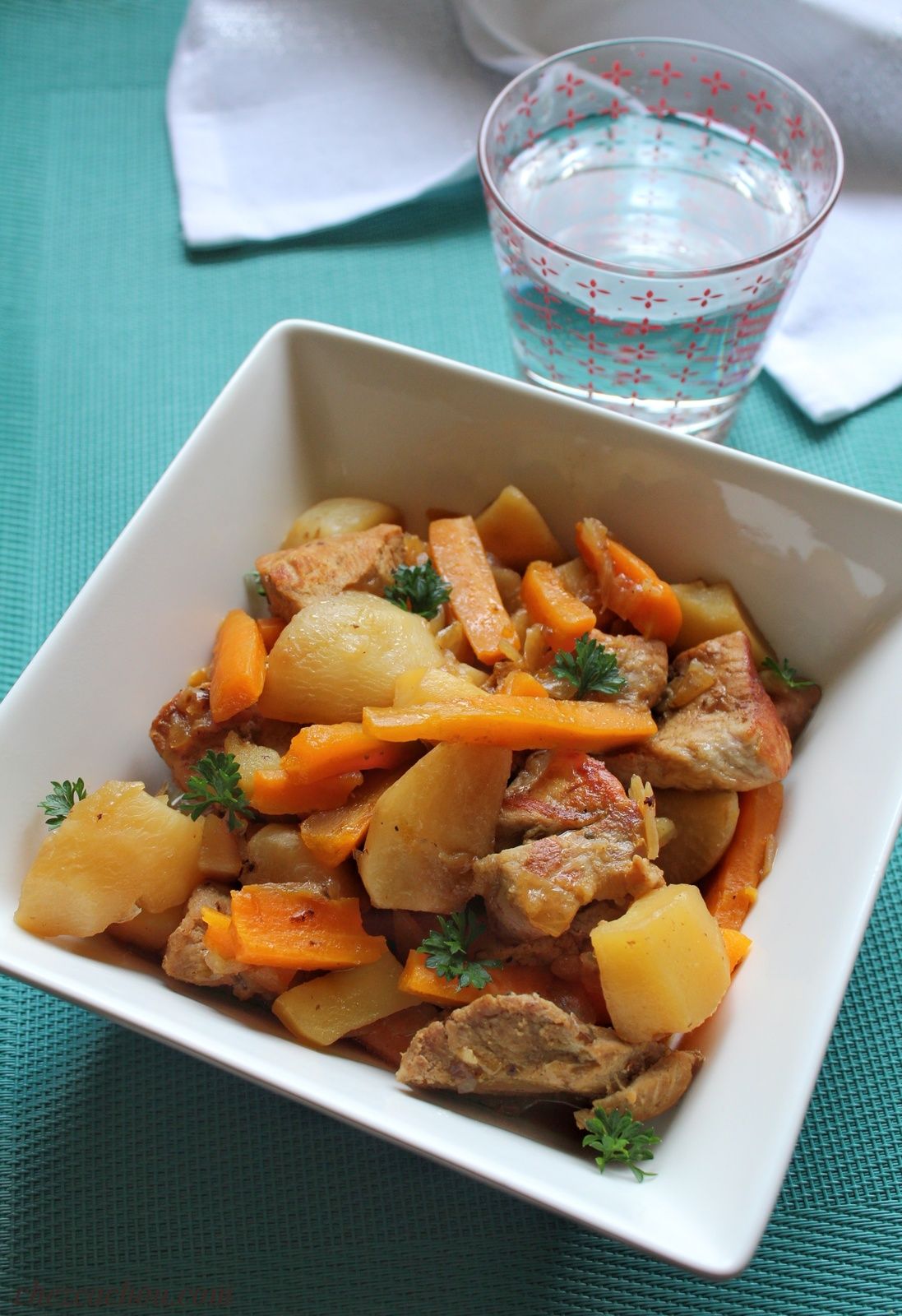 Filet mignon de porc aux légumes au Cookeo ChezCachou