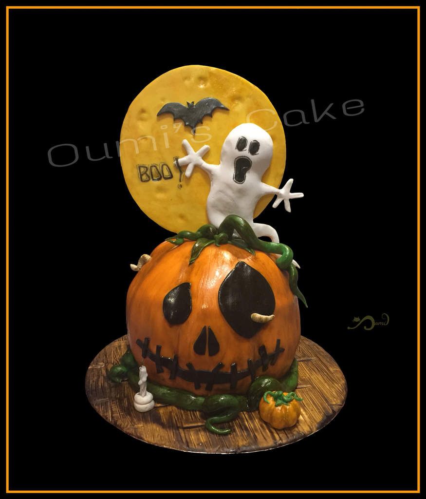 🎃gâteau citrouille Halloween 🎃 entièrement réalisé à la main