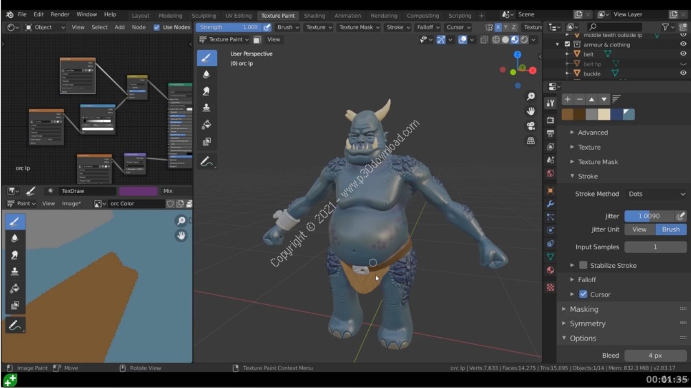 دانلود Udemy Blender Character Creator v2.0 for Video Games Design آ