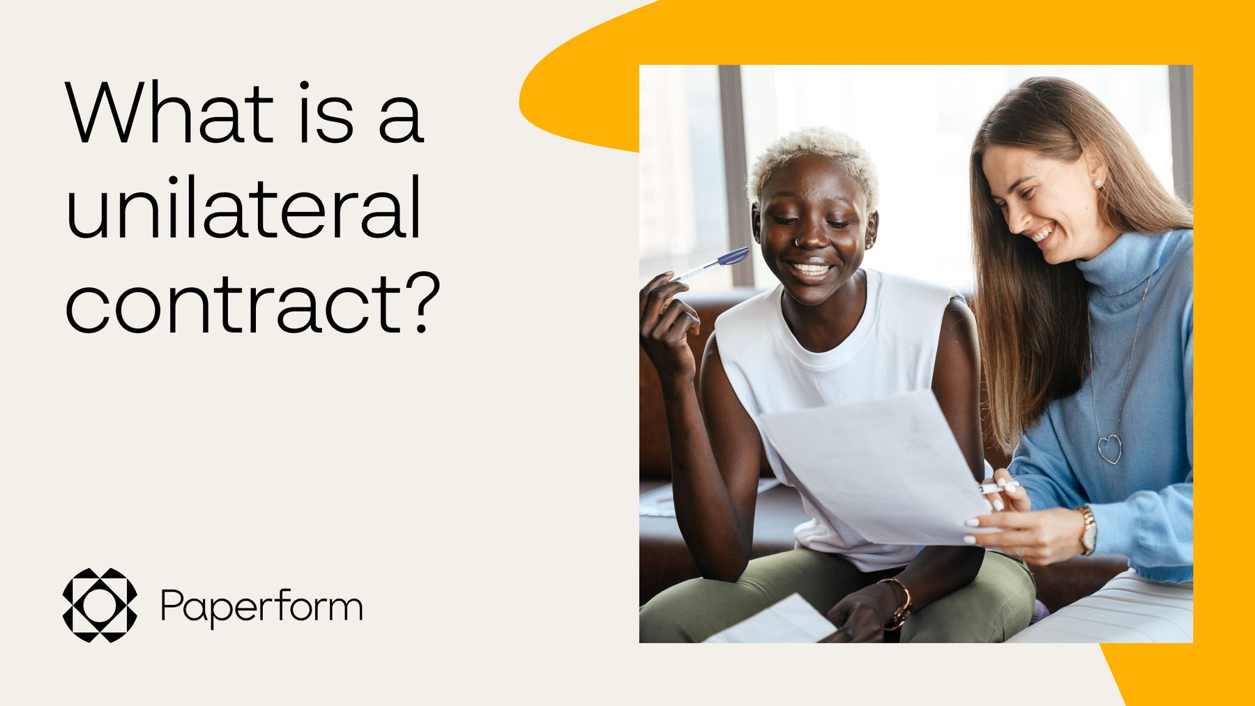 What is a unilateral contract?