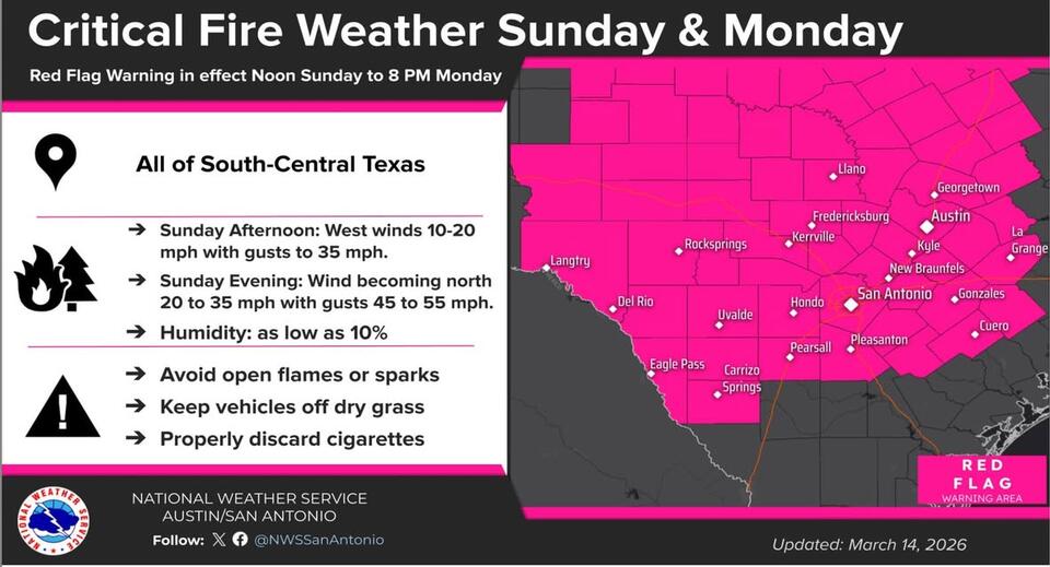 Caldwell County reinstates burn ban March 15 - NewsBreak