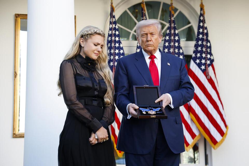Charlie Kirk gets a hero's treatment at White House ceremony NewsBreak