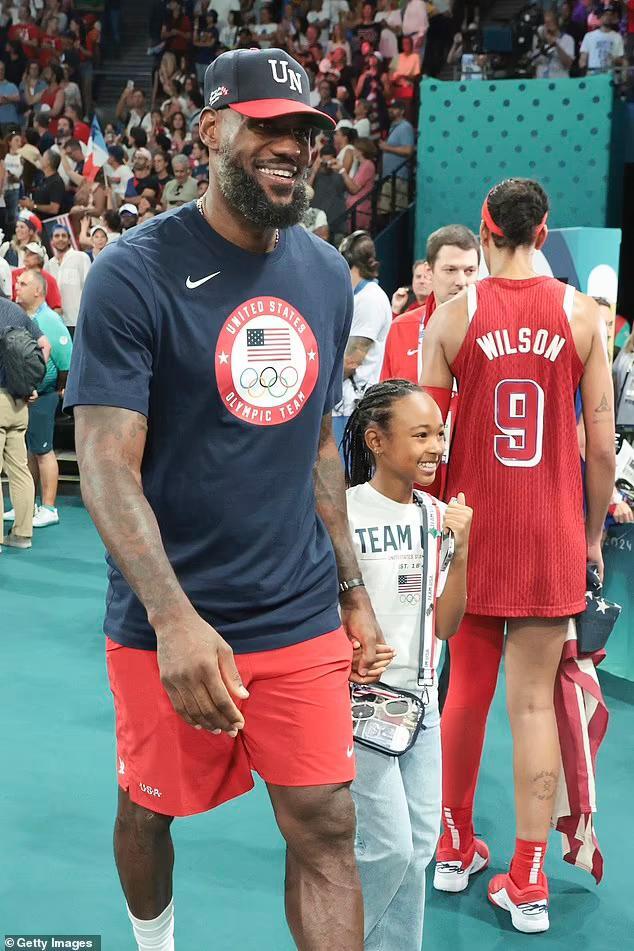 LeBron James' daughter Zhuri pays tribute to dad as she takes up