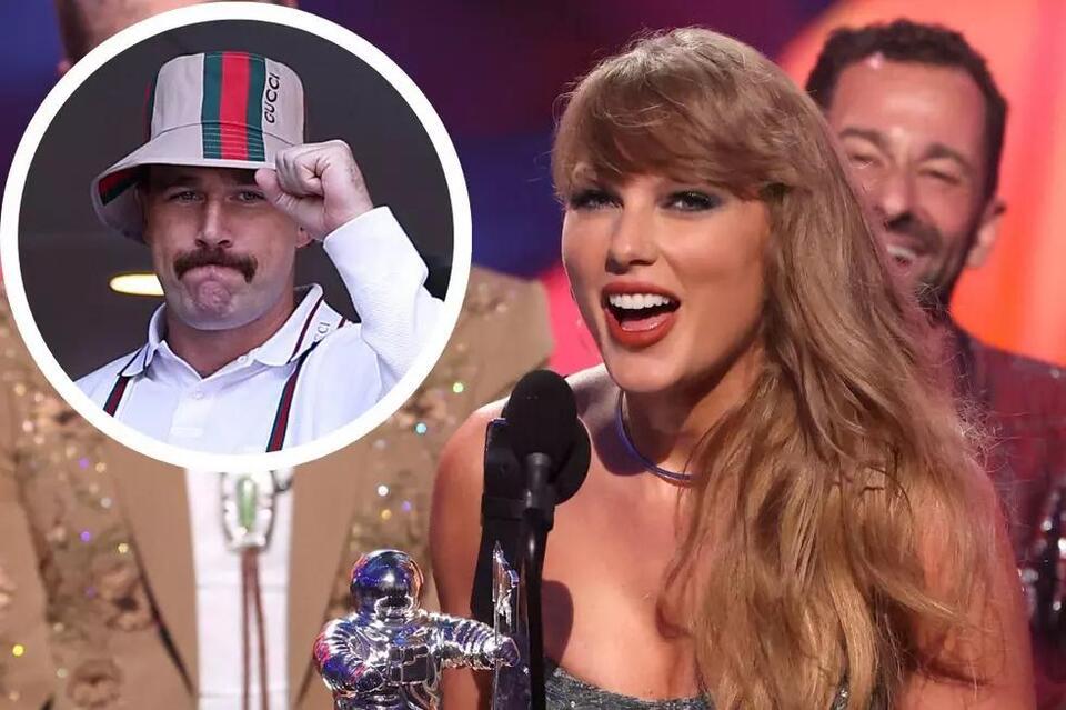 Taylor Swift Thanks Her ‘Boyfriend Travis’ During 2024 VMAs Speech