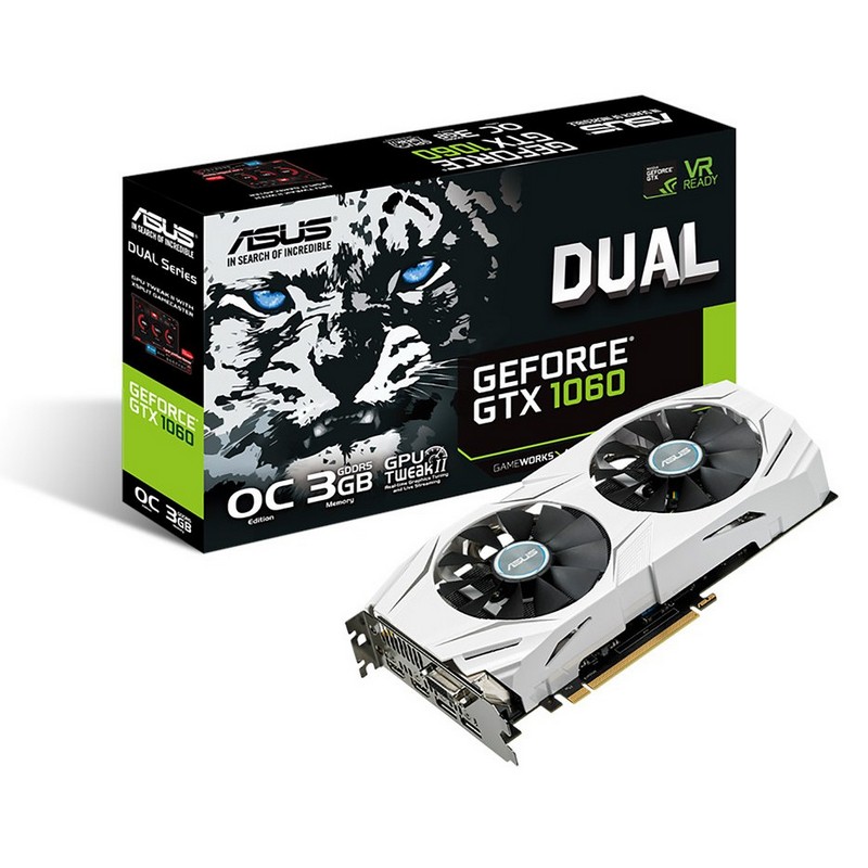 Asus GeForce GTX 1060 OC Dual 3GB GDDR5
