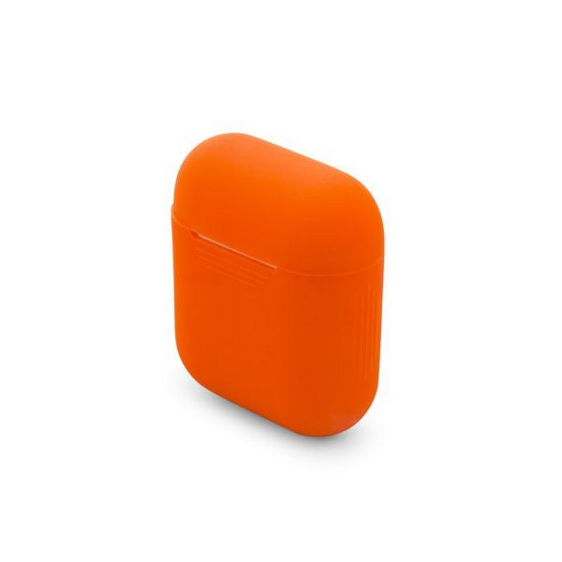 Unotec Funda Protectora de Silicona Naranja para AirPods