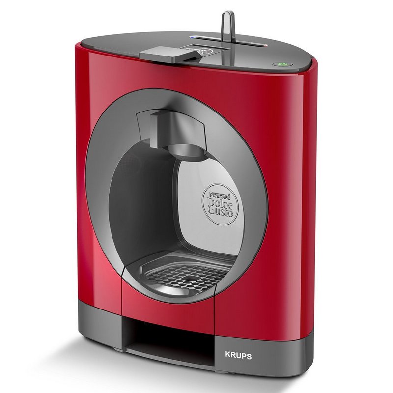 Krups Oblo Cafetera Cápsulas Dolce Gusto Roja + 3 Packs de Café