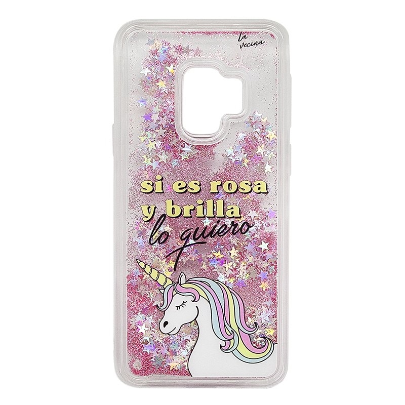 Tan Tan Fan La Vecina Rubia Si es Rosa y Brilla Funda para Samsung S9