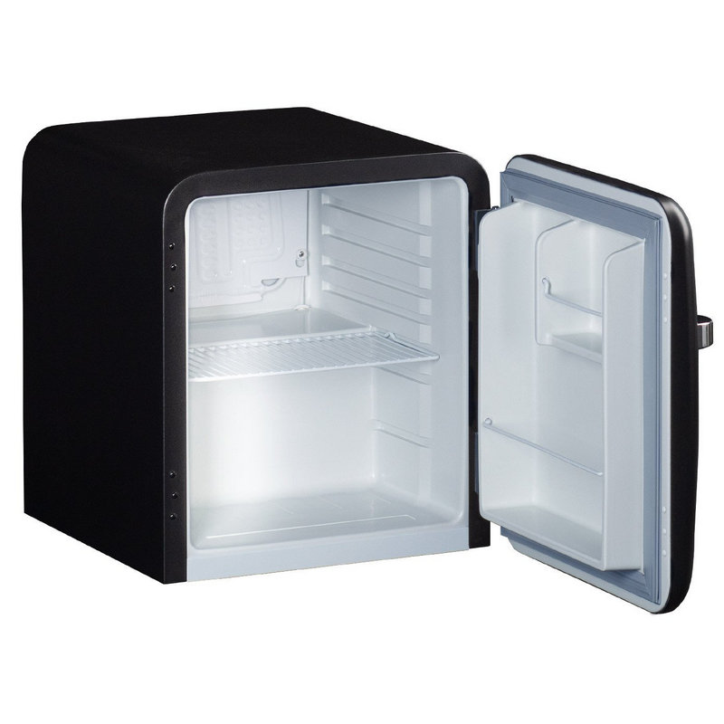 Ikohs Retro Fridge 50 Mini Nevera 48L A+ Negro Mate