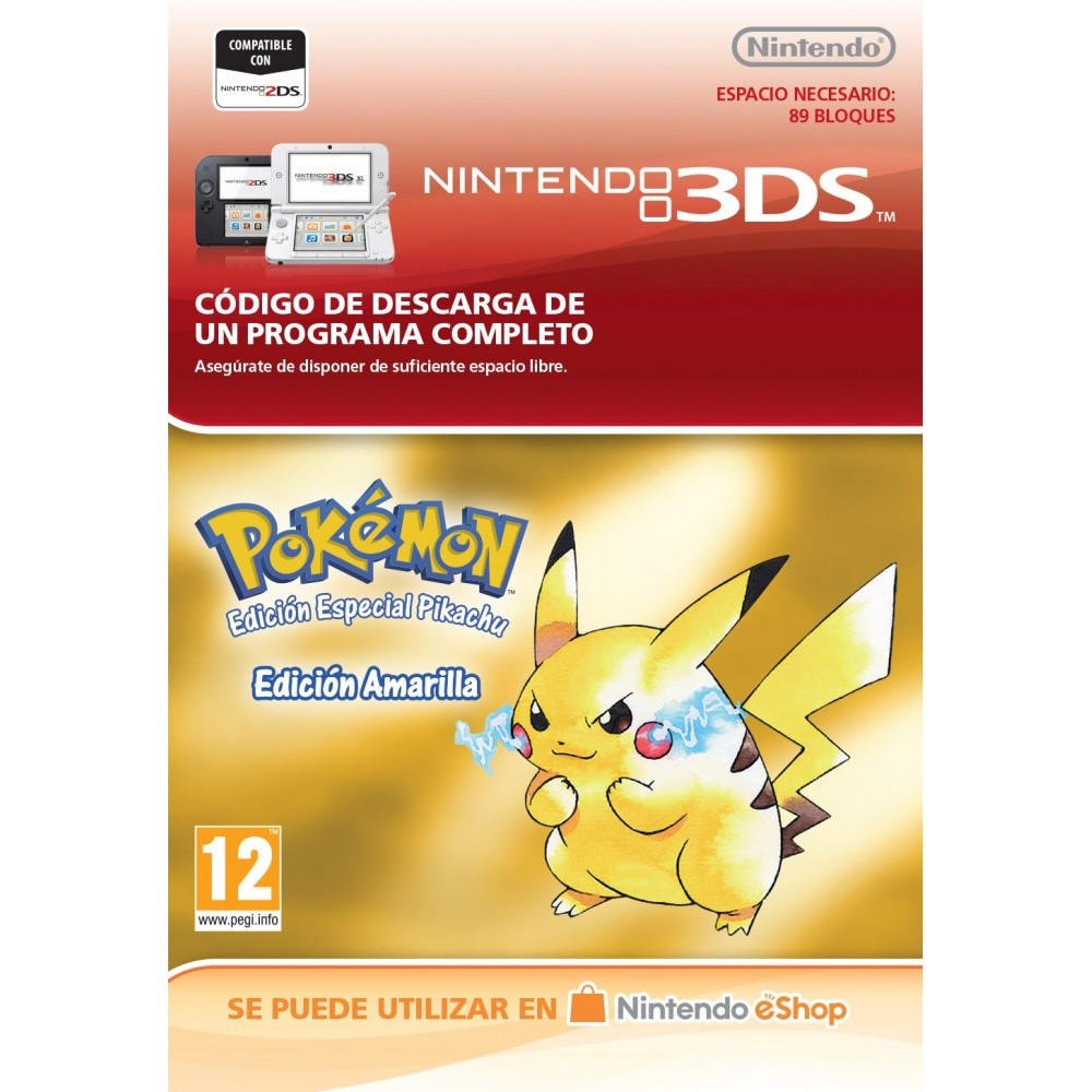 Pokémon Edición Amarilla VC Nintendo 3DS Nintendo