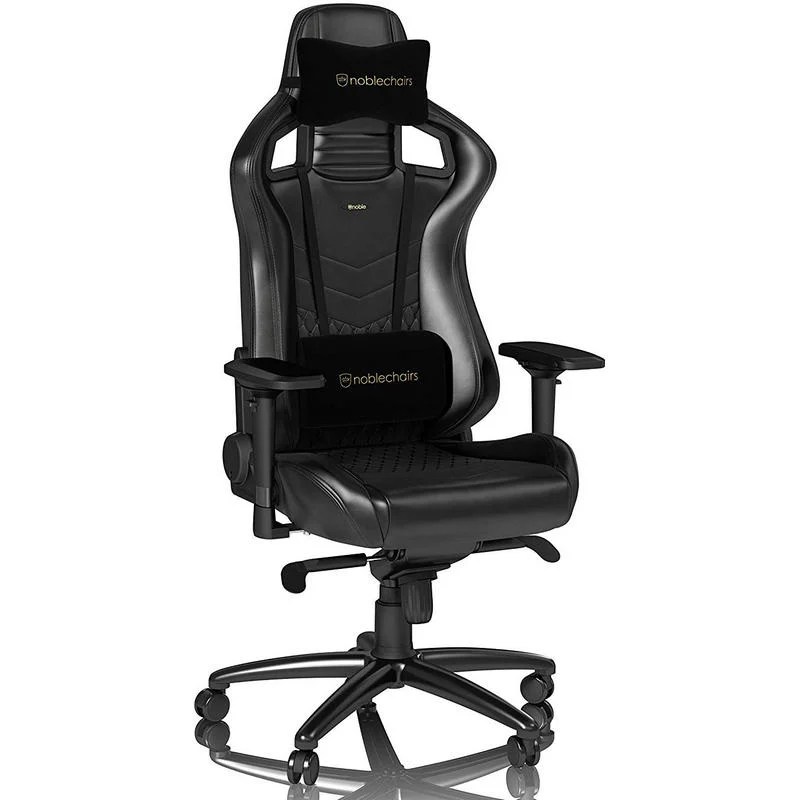 Noblechairs Epic Nappa Black Silla Gaming Negra
