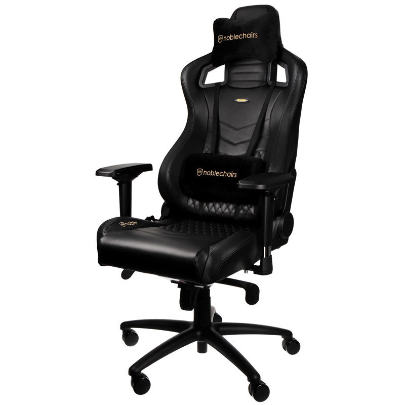 Noblechairs Epic Nappa Black Silla Gaming Negra