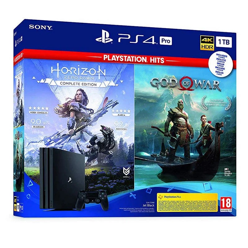 Sony PlayStation 4 Pro 1TB + Horizon Zero Dawn Complete Edition + God