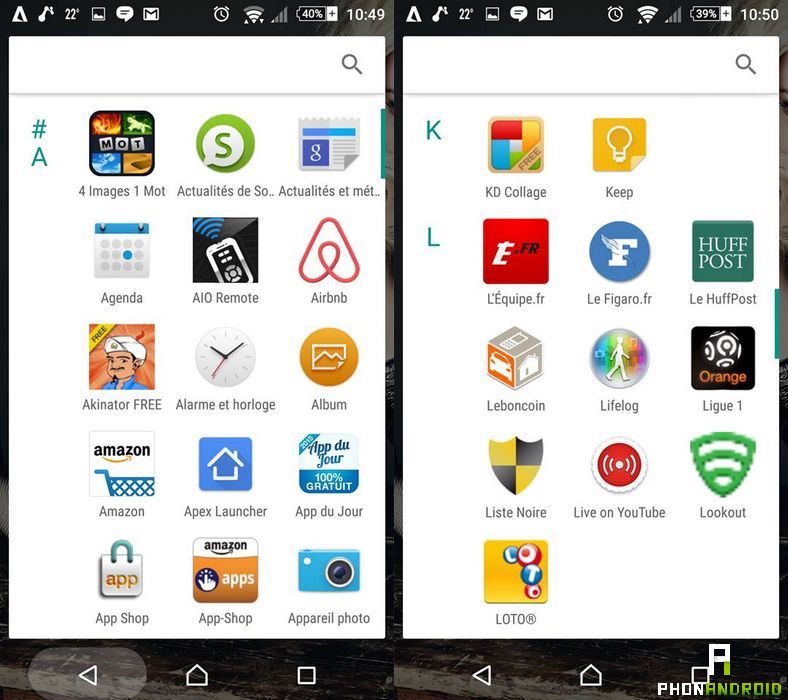 Android M comment installer le nouveau tiroir d
