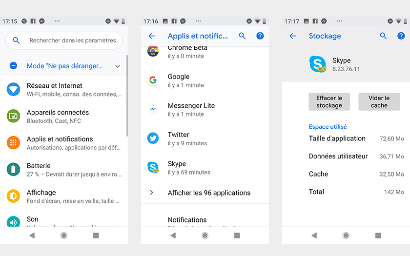 Android que faire si une application plante (se ferme