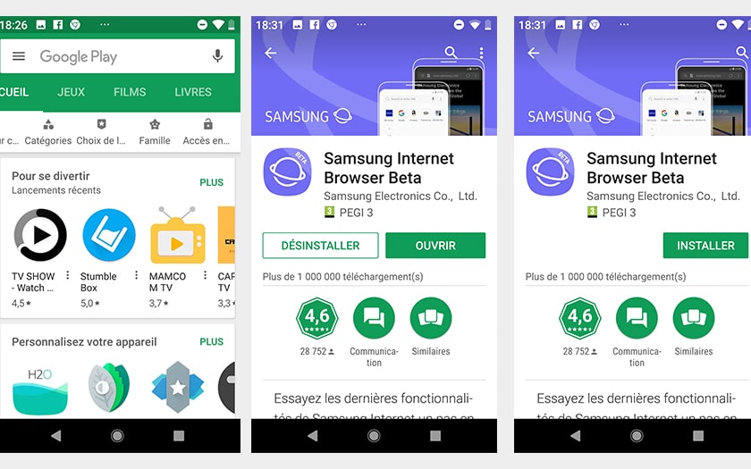 Android que faire si une application plante (se ferme