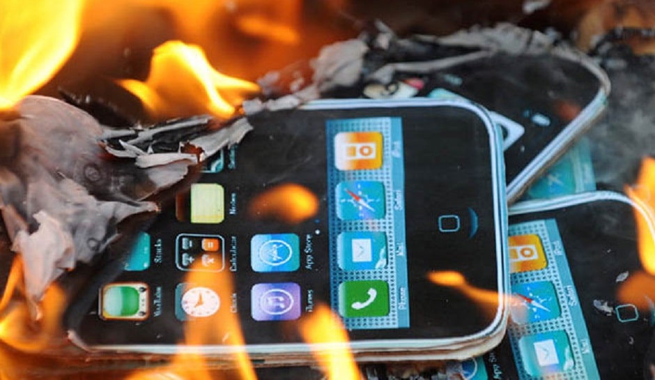 iPhone une explosion de batterie dans un Apple Store envoie 2