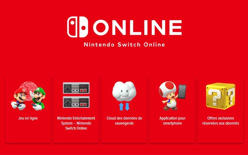 Nintendo Switch Online prix, forfaits, avantages, toutes