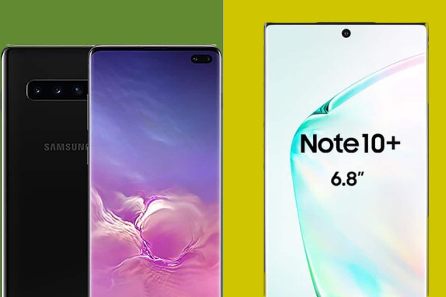 Comparatif Galaxy Note 10+ vs Galaxy S10+ les 6 différences majeures