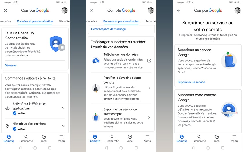 Comment supprimer un compte Stadia