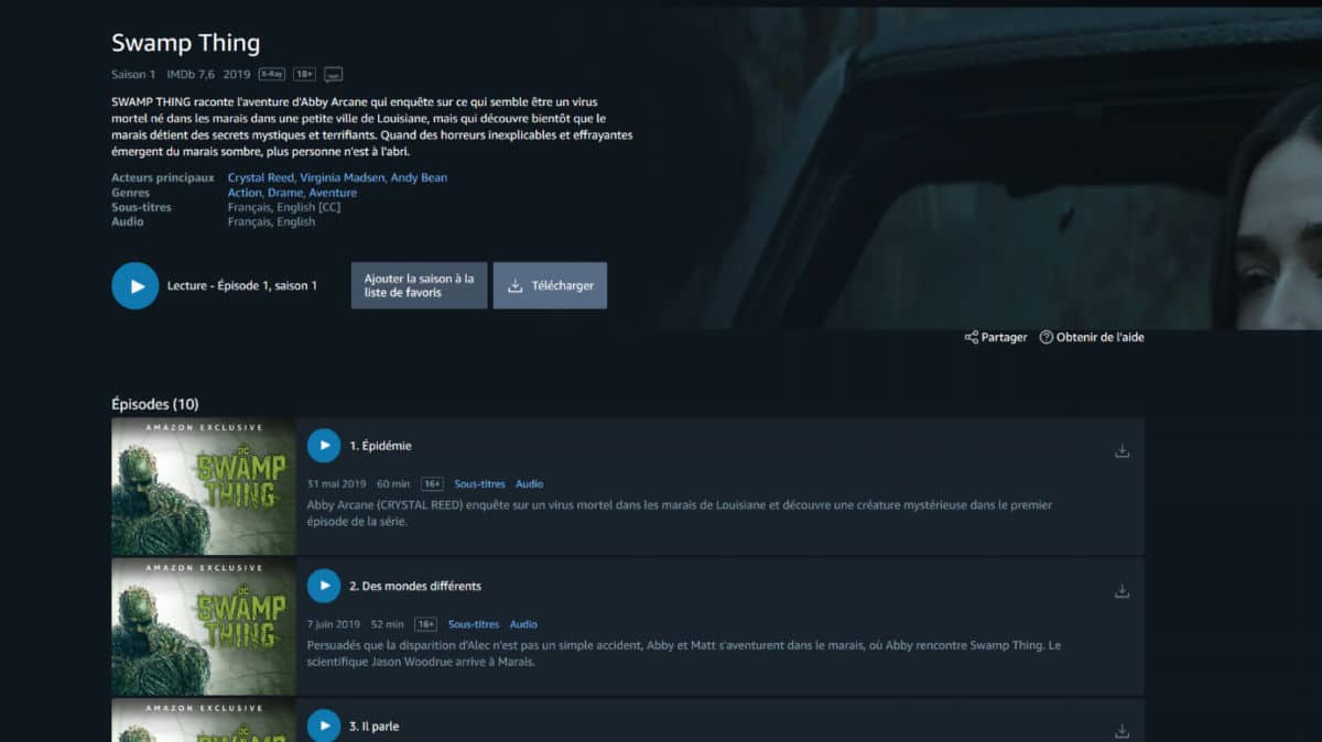 Amazon Prime Video la nouvelle appli Windows 10 permet