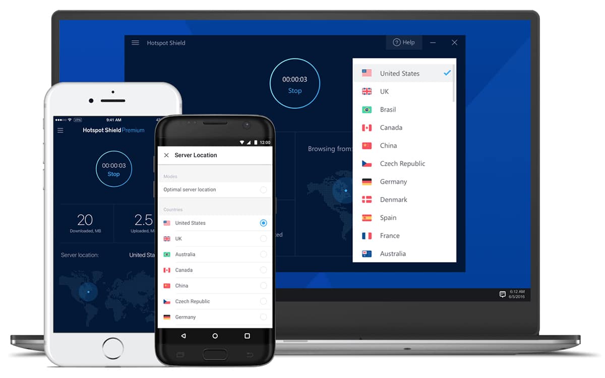 Télécharger Hotspot Shield Softonic