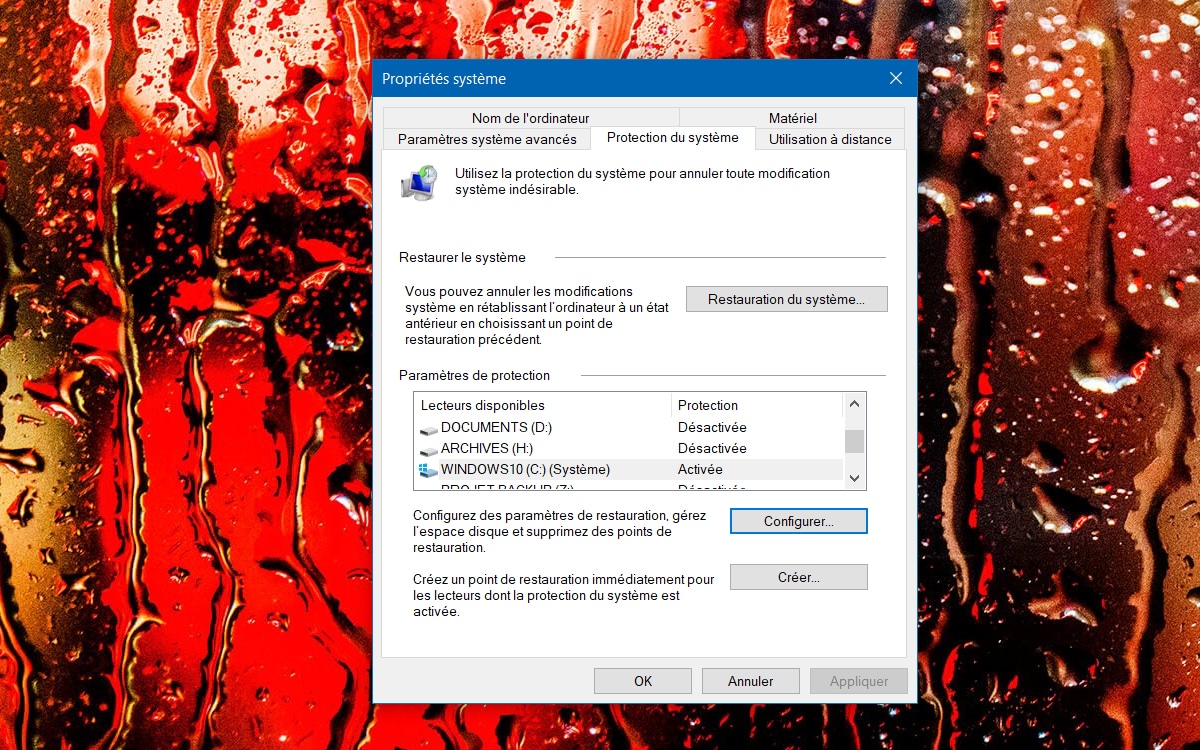 point de restauration windows 10 Buy point de restauration.