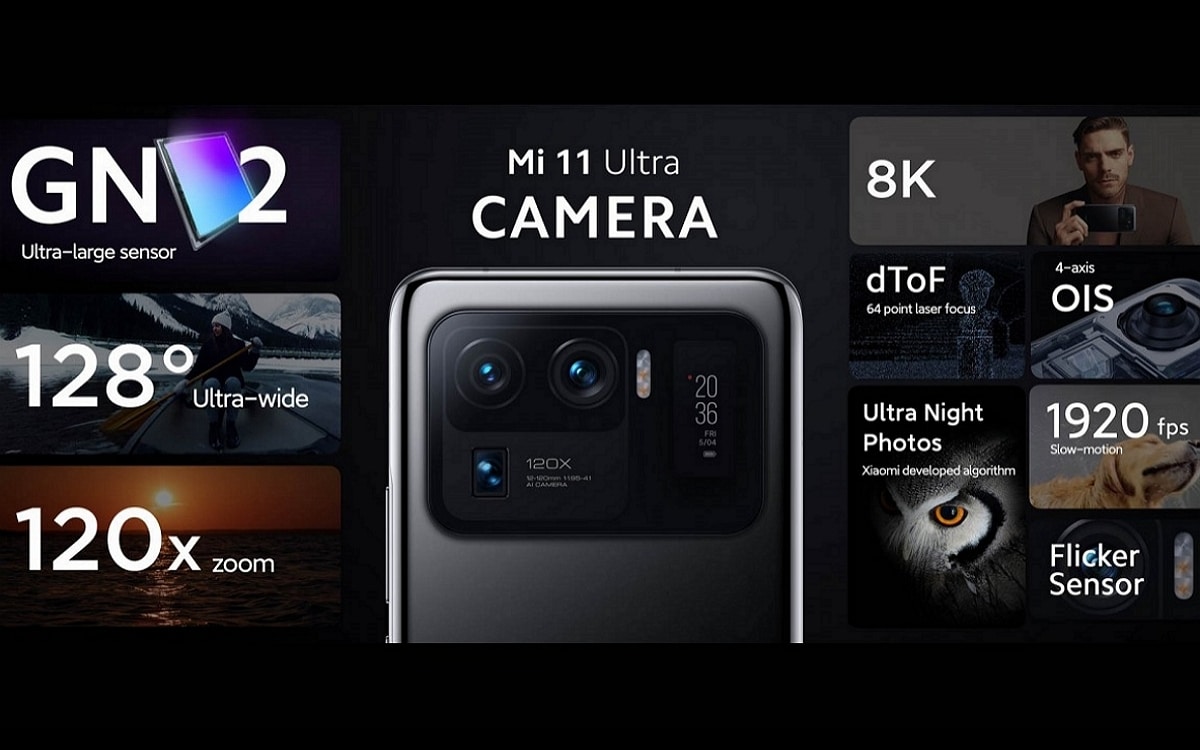 Xiaomi 12 Ultra trois caméras de 50 MP dont un périscope avec un zoom