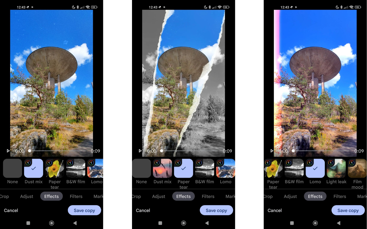 2023 Google Photos on Android and iOS gets new video filters, but