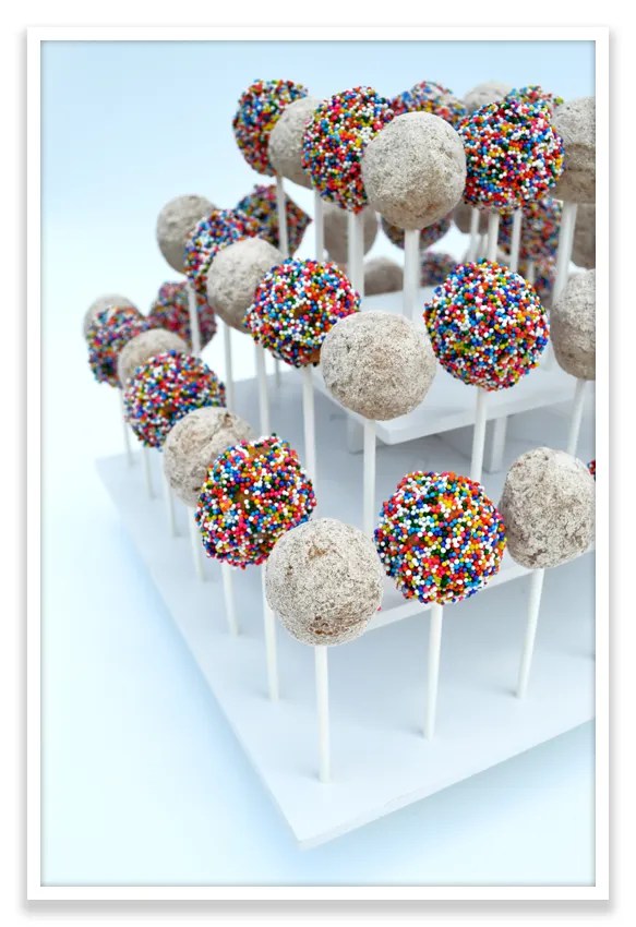 Ice Cream Before Dinner Square Cake Pop Stand and Cake Pop Accessory