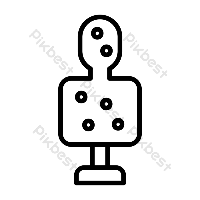 Shoots Shooting Line Icon Vector PNG Images AI Free Download Pikbest