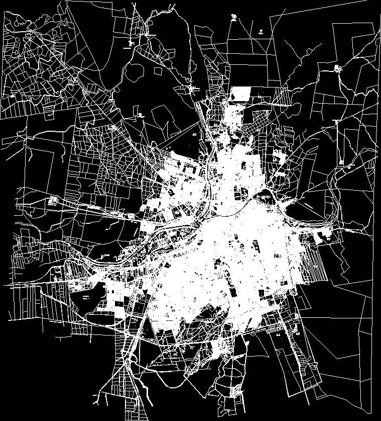 Planos de Culiacan en DWG AUTOCAD, México Diseño urbano en PlanosPara
