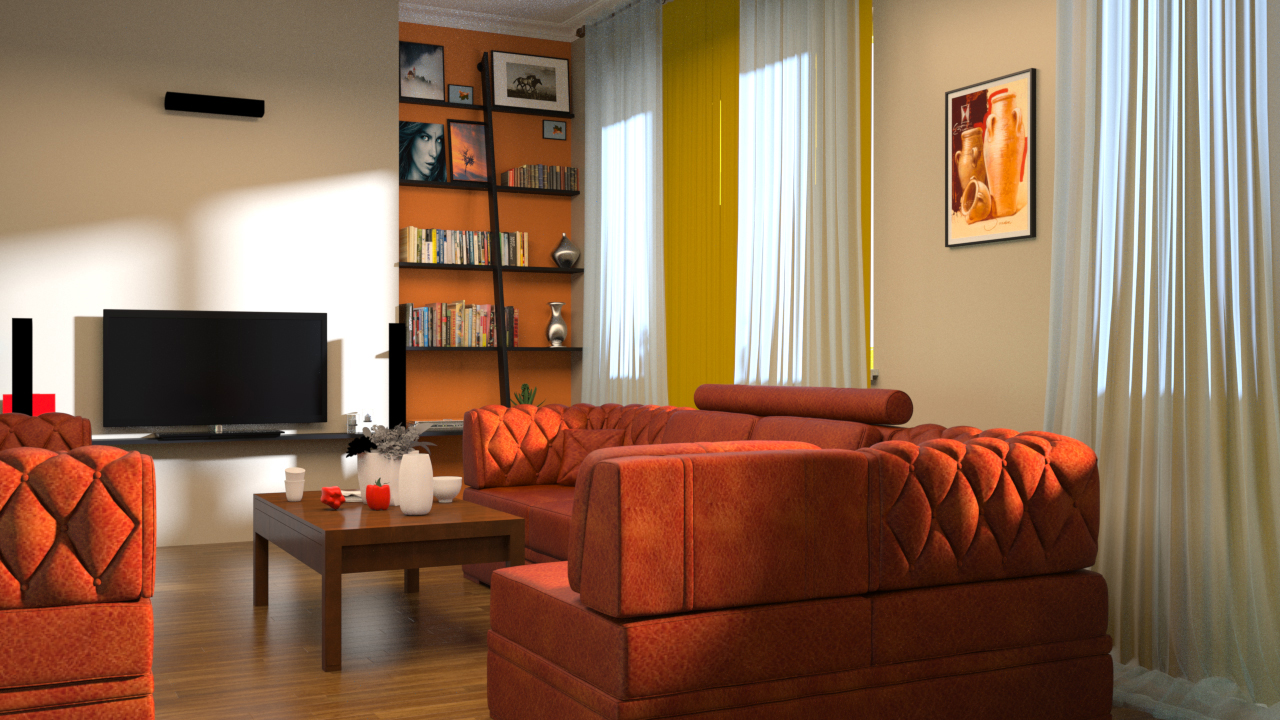 Rendering Interiors in 3ds Max and Maxwell Render