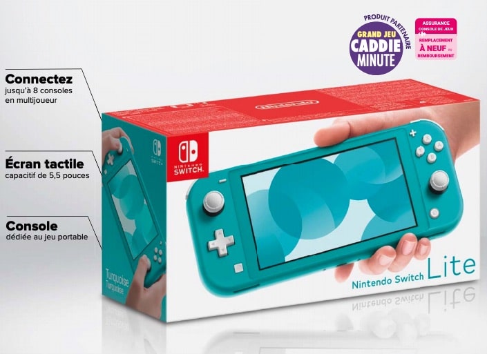 Carrefour console Nintendo Switch Lite à 146,35